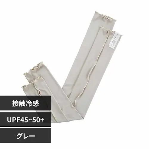 Wpc. UVカット接触冷感アームカバー W216-001-103 グレー_0