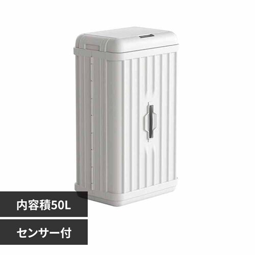 WINCOD �g�����N�^�܂肽���ݎ��Z���T�[�t���S�~��50L TH-ATC50-WH �z���C�g_0