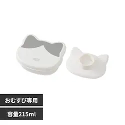 ねこむす ねこむす おにぎりケース LS-22 グレー(ハチワレ)
