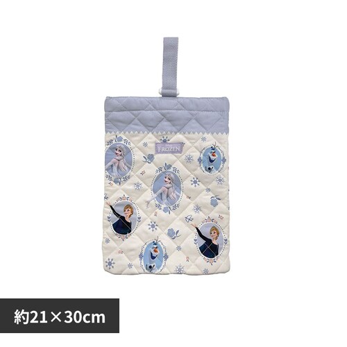 ディズニー キルトシューズバッグ D7475IV-5 アナと雪の女王_0