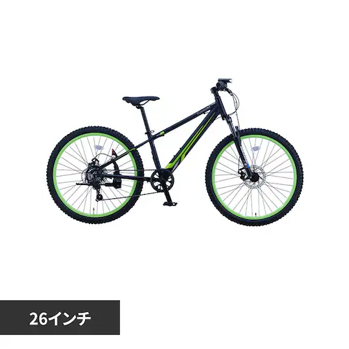 �y�����ԁzKawasaki 26�C���` �W���j�A�}�E���e���o�C�N �t���b�g�u���b�N KASP267 �y���Ԏw��s�z�y����s�z�y�����s�z_0