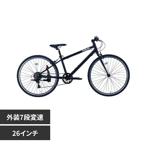 �y�����ԁzMAXI 26�C���` �W���j�A�N���X�o�C�N MX267CRS �u���b�N�y���Ԏw��s�z�y����s�z�y�����s�z_0