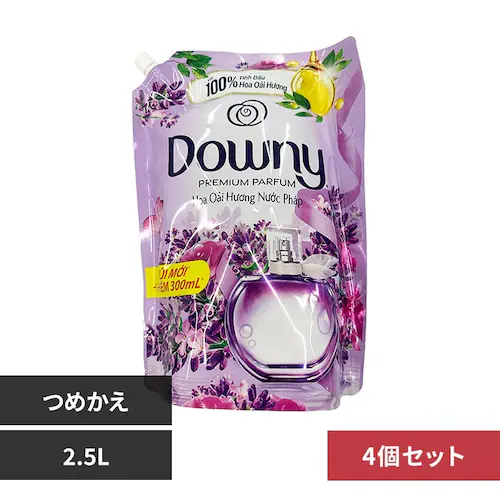 【4個セット】ダウニー アジアンダウニー リフィル 2.5L ラベンダー_0