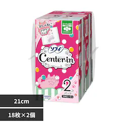 センターイン センターイン ふわふわタイプ ふつうの日羽つき