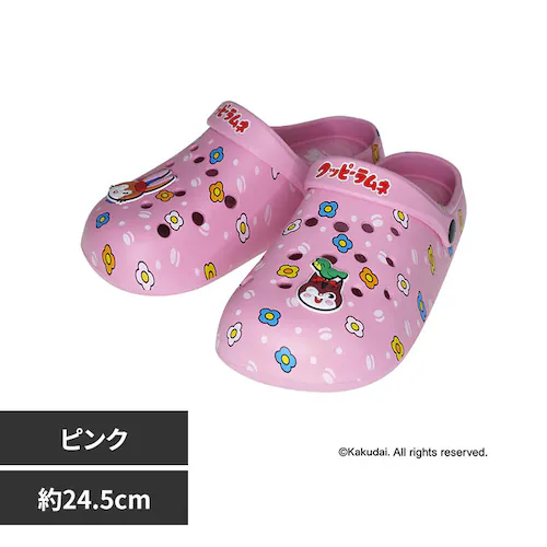 クッピーラムネ クッピーラムネ マスコット付きポコポコタウンサンダル レディース SY-13074 ピンクLサイズ_0