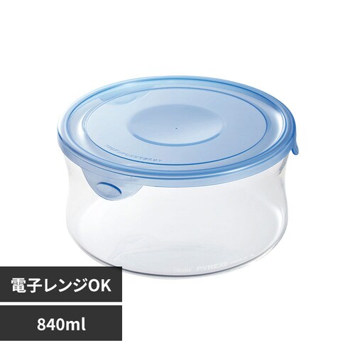 iwaki パック&レンジ 840ml 丸型 B7402BLN アクアブルー_0