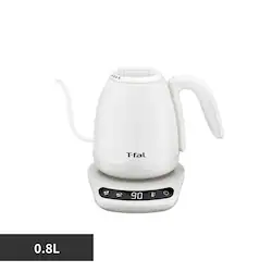 T-fal�i�e�B�t�@�[���j �d�C�P�g�� �h���b�v�P�g�� �J�t�F���b�N �R���g���[��0.8L �z���C�g KO9201JP