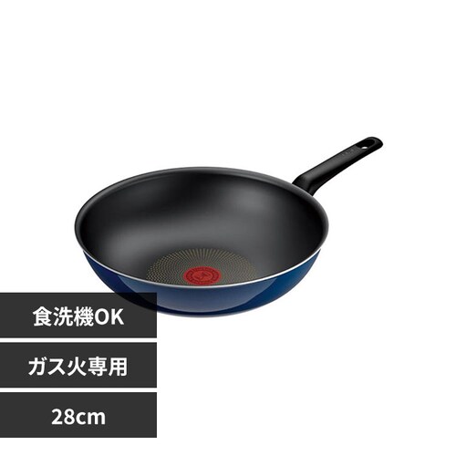 T-fal�i�e�B�t�@�[���j �[�^�t���C�p�� 28cm ���C�����u���[�E�C���e���X �K�X�ΐ�p D53319_0