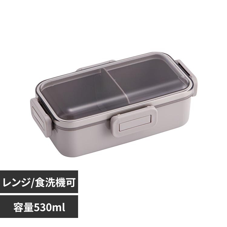 スケーター スリム弁当箱 530ml PFLB6 スモーキーピンク 7348154