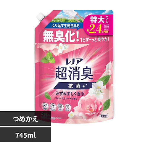 柔軟剤 レノア レノア超消臭 特大 詰め替え フローラルブーケ_0