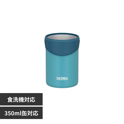 サーモス保冷缶ホルダー 350ml ブルー_0