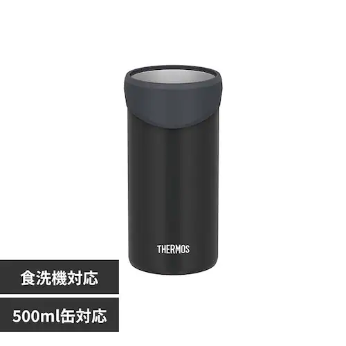 サーモス保冷缶ホルダー 500ml ブラック_0