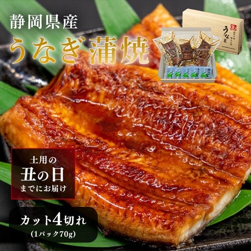 【土用の丑の日までにお届け】静岡うなぎ漁業協同組合 静岡県産うなぎ蒲焼 カット4枚 【お届けは7/20(月)〜7/24(金)】【時間指定不可】【代引不可】【同梱不可】_0
