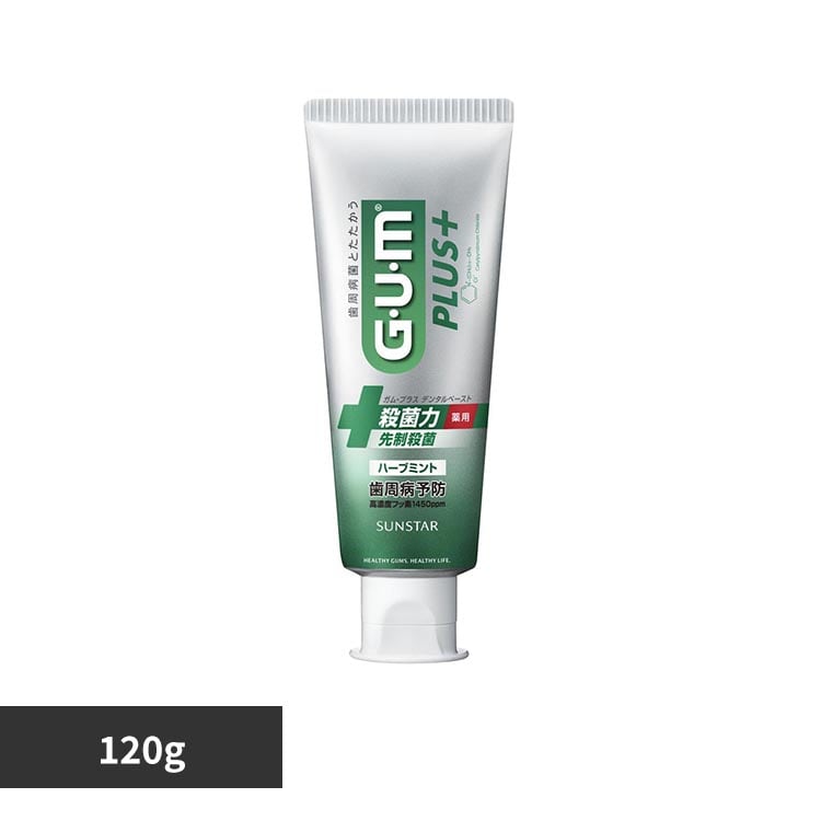 GUM GUM�v���X �f���^���y�[�X�g 120g �n�[�u�~���g