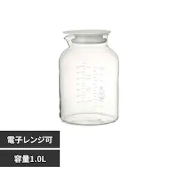 HARIO SLOWRA �ϔM�K���X �t���[�c�|�b�g 1.0L �z���C�g SFP-1000-W
