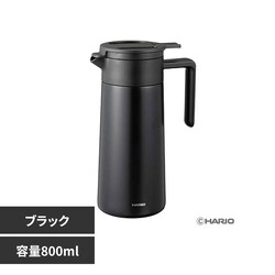 HARIO �Z���~�b�N �^���d�ۉ��|�b�g 800ml CHP-800-B �u���b�N
