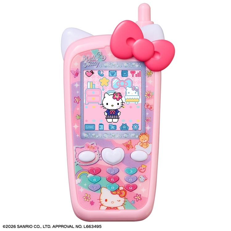 �����Ɓ~2�Ȃ��悵�P�[�^�C �T�����I�L�����N�^�[�Y HELLO KITTY Ver.