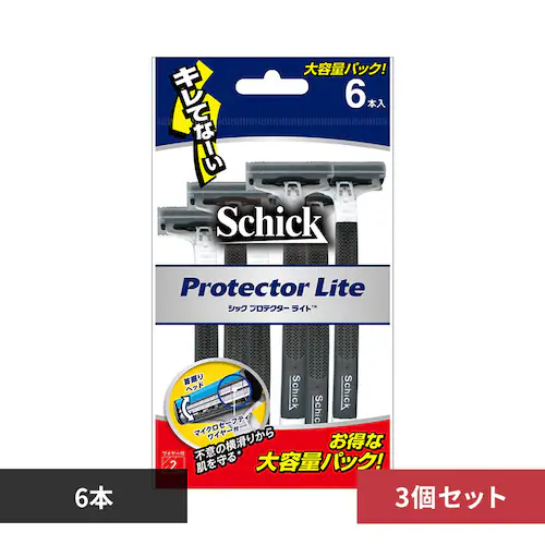 シック 【3個セット】シック プロテクター ライト 6本_0