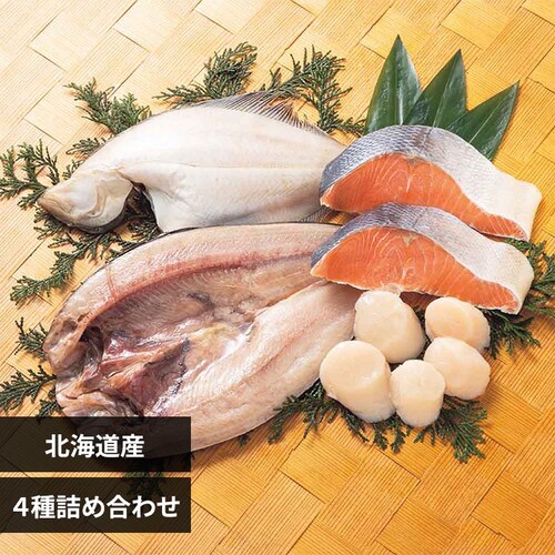 開きほっけと北のうまいもの詰合せ 5127 【時間指定不可】【代引不可】【同梱不可】_0
