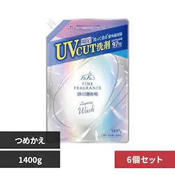ファーファ 【6個】ファーファファインフレグランス レイヤリングウォッシュUVカット 1400g詰替
