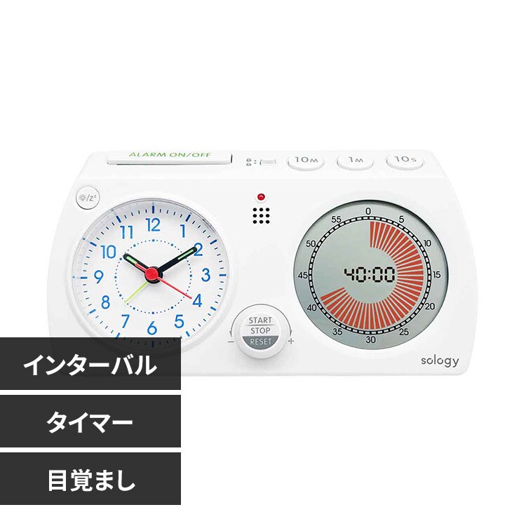 sology �~���C�^�C�}�[�@�׋��^�C�}�[�@�A�i���O���v�t�� LTS3001WH