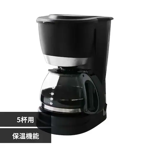 sology コーヒーメーカー(5杯用) CMS5601BK_0