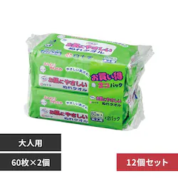 �T���o �y12�Z�b�g�z�T���o �����ɂ₳�����ʂ�^�I��60P�~2�R�p�b�N