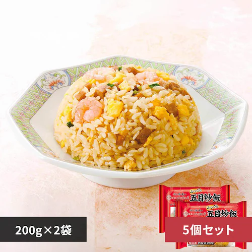 赤坂四川飯店 ふっくら五目炒飯(200g×2食)×5p IPK22 【時間指定不可】【代引不可】【同梱不可】_0