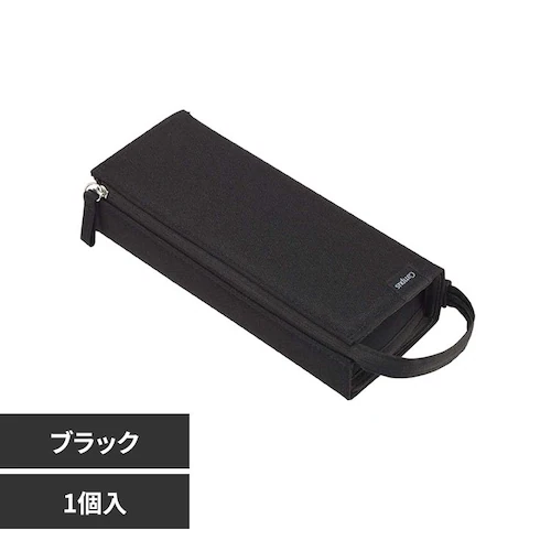 キャンパス キャンパストレーになる一覧ペンケース F-VBF330D ブラック_0