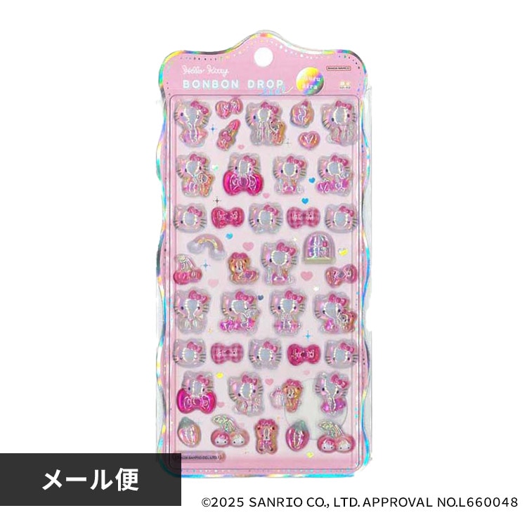 ボンボンドロップシール ちゅるきら サンリオ ハローキティピンク ※3