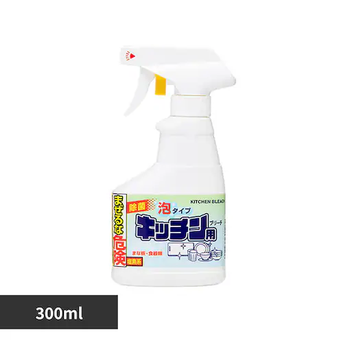 ロケット石鹸 キッチンブリーチスプレー泡 300ml_0