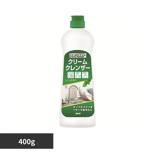 カネヨ ステンライト クリームクレンザー 400g ミントの香り_0