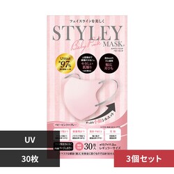 �r�s�x�k�d�x�}�X�N �y3�Z�b�g�zSTYLEY�}�X�N UV BabyPink�P�F30�� 371-9405