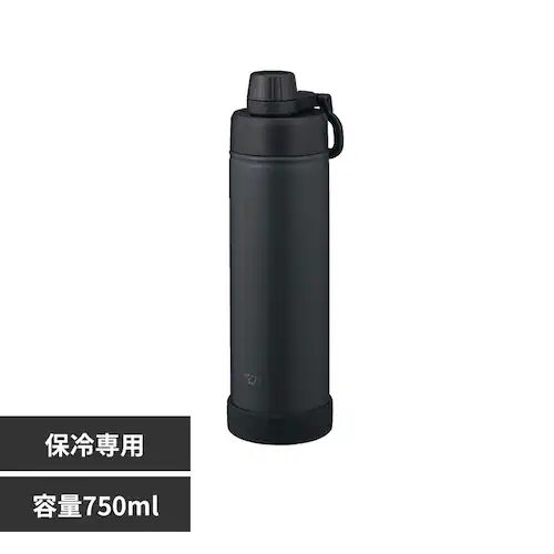 象印 象印ステンレスクールボトル 0.75L SD-KA75-BM チャコールブラック_0