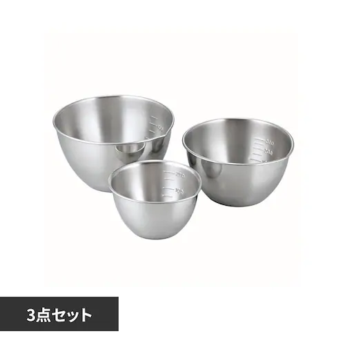 下村企販 口出し目盛付ボール3点セット(13・11・9cm) 29131_0