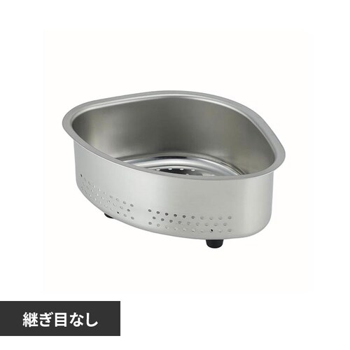 下村企販 継ぎ目のないステンレス三角コーナー 45147_0