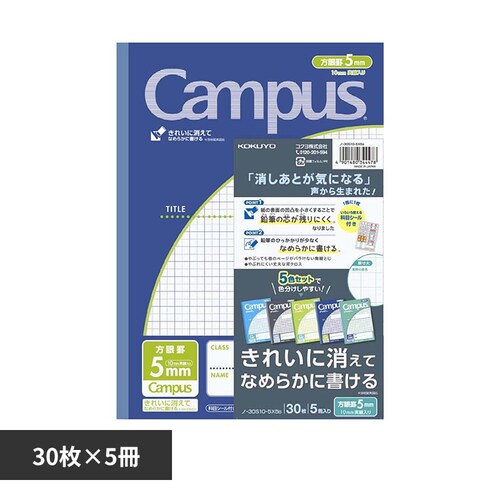 �L�����p�X �L�����p�X �p�r�ʃm�[�g 5���p�b�N �-30S10-5X5B �n�\��_0