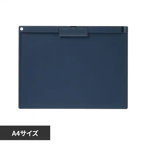 クリップボード(薄型・静音)A4S ヨハ-US73DB ネイビー_0