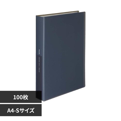 グラッセル クリヤーブックグラッセルA4・100枚 ラ-GL100D ブラック_0