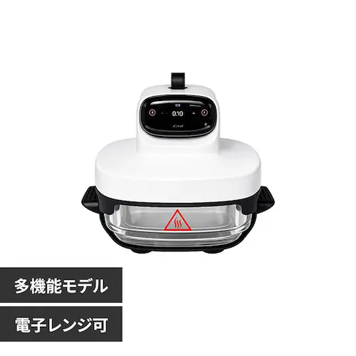 MAMMOTH 耐熱ガラス 電気フライヤー NK-A001WH ホワイト_0