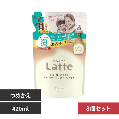 【8個セット】クラシエ マー&ミー 泡で出てくるボディソープ 詰替用 420ml_0