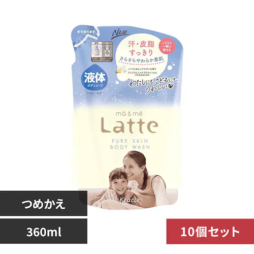 【10個セット】クラシエ マー&ミー ピュアスキン ボディソープ 詰替用 360ml_0