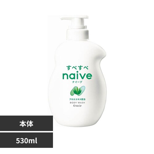 クラシエ ナイーブ ボディソープ ポンプ 530ml グリーンフローラルの香り_0