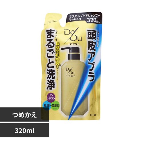 ロート デ・オウ 薬用スカルプケアシャンプー 詰替え用 320ml_0