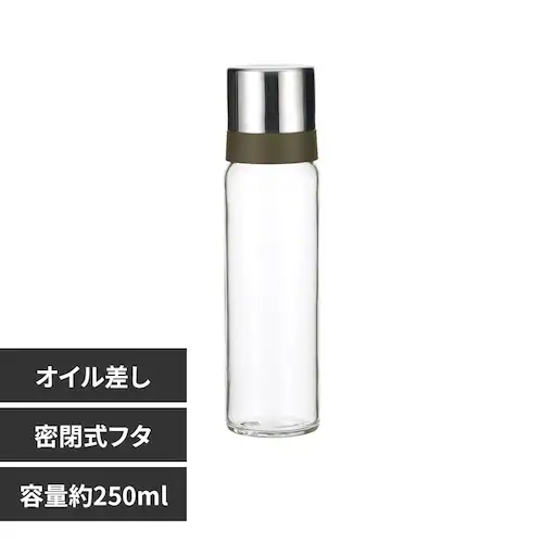 iwaki 耐熱ガラス密閉調味料入れ 250ml オイル差し_0