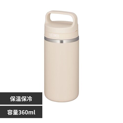 THERMOS �T�[���X ���� �^��f�M�P�[�^�C�}�O �L�����[�n���h���t�� 360ml JOX-360 �N���[���x�[�W��_0