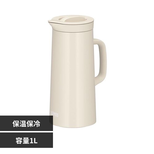 THERMOS �y�H��@�Ή����f���z �T�[���X �X�e�����X�|�b�g 1L TTH-1000 �z���C�g�T���h_0