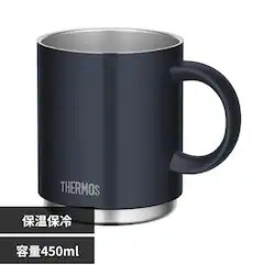 THERMOS �y�H��@�Ή����f���z �T�[���X �^��f�M�}�O�J�b�v 450ml JDS-452 �R�X���u���b�N