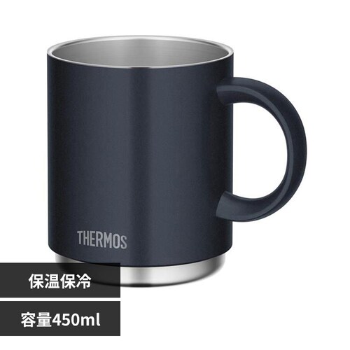 THERMOS �y�H��@�Ή����f���z �T�[���X �^��f�M�}�O�J�b�v 450ml JDS-452 �R�X���u���b�N_0
