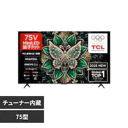 TCL �t���e���r GoogleTV���� 75V�^ 4KMini 75C6K 